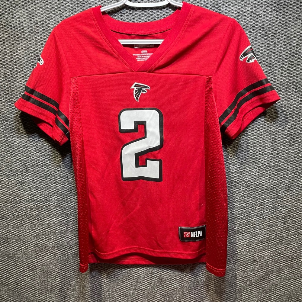 NFL Atlanta Falcons Matt Ryan 2 Jersey‎ Womens Medium Red Short Sleeve NFLPA